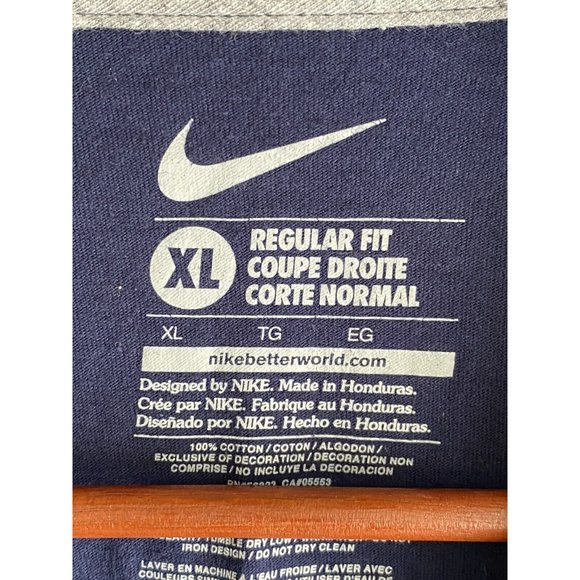 Denver Broncos NFL Nike T Shirt Blue Men's XL AFC NFL Football Cotton Tee - Picture 4 of 5